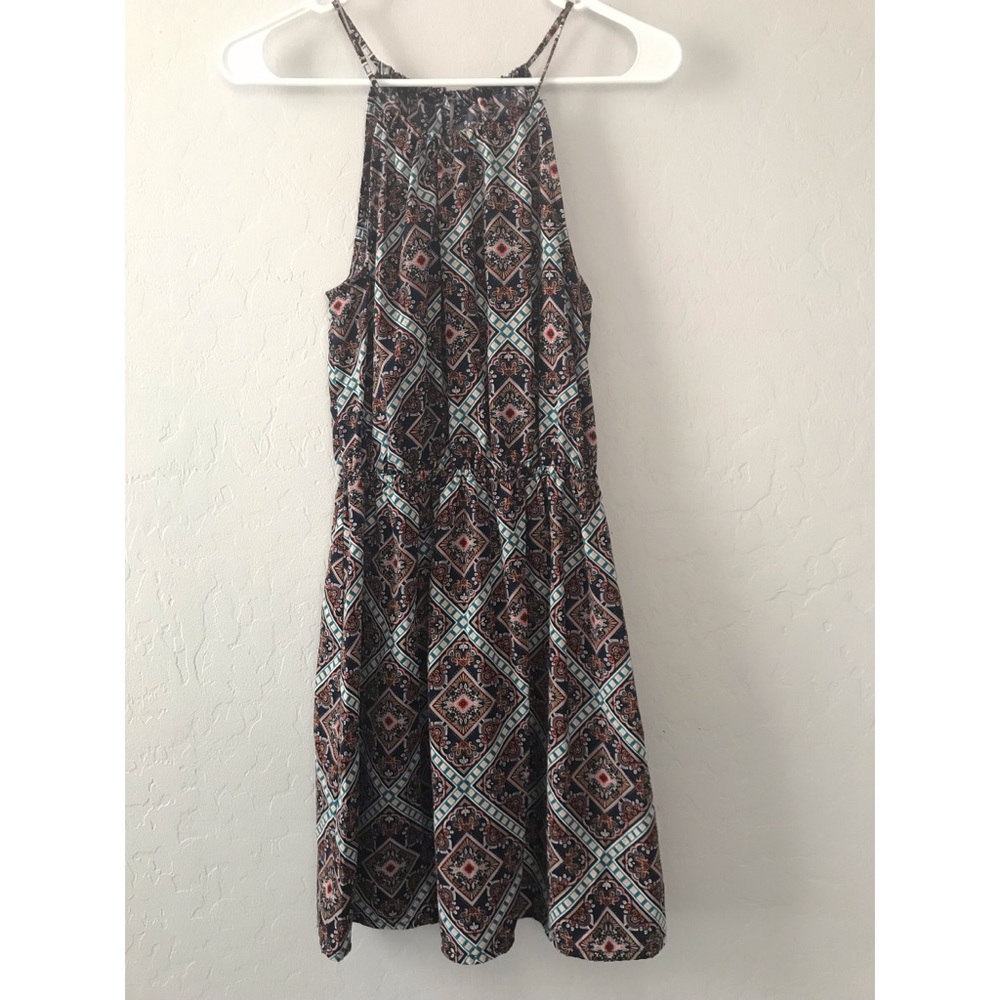 Diamond Aztec printed dress